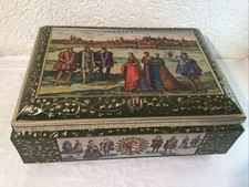 Alte Blechdose E. Otto Schmidt Nürnberg Lebkuchen  Weihnachts Keksdose