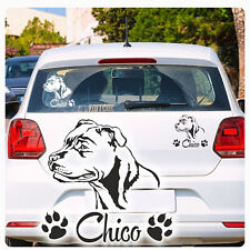 Autoaufkleber Staffordshire Bullterrier Hundeaufkleber Auto Aufkleber A347