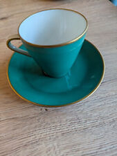 Midcentury Mokka Espresso Sammeltasse Gedeck  Hutschenreuther Eleganz Türkis