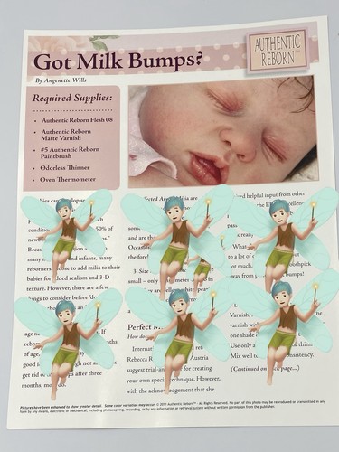 Painting milk bumps - painting, tutorial