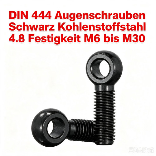 Din 444 augenschrauben schwarz - din,