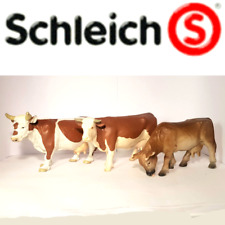 3x Schleich Kuh 13205 13 + 34 Schleichtier Farm Bauernhof Tiere 2x M.i. Portugal