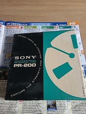Sony PR - 200 . TONBAND und Spule Unbespielt In FOLIE . Professionel Recording T