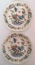 2x Rouen Sarreguemines France Teller Vintage 19cm