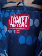 Ticket to Heaven Ski Jacke Gr. 146 11 Jahre abknöpfbare Kapuze Neuwertig 