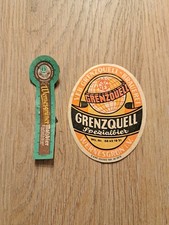 ☆☆Bieretiketten Exportbier Brauerei Wernesgrün☆☆ DDR ALB. Klebereste 