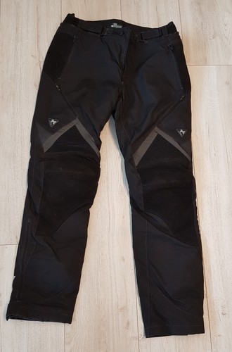 Motorradhose textil mit leder - textil,
