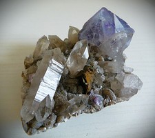 Fluorit,Kupferkies u. Quarz v