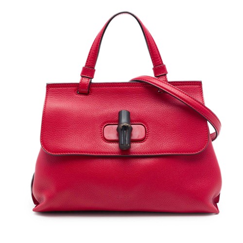 Gucci small calfskin bamboo - small,