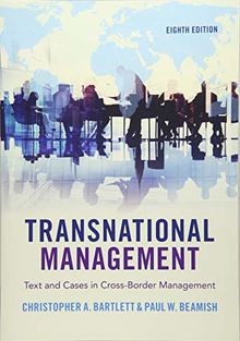 Transnational management text - management:,