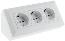 3fach - 2fach Steckdosenblock