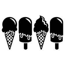 EIS AUFKLEBER Deko Sticker Ice