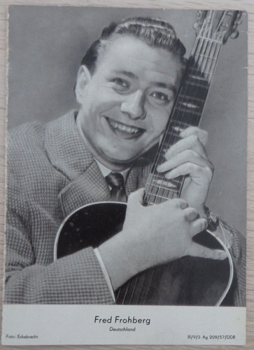 Foto autogrammkarte fred - foto-autogrammkarte,