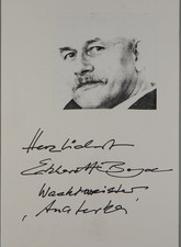 Autogramm deutscher TV- und