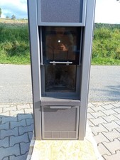 MEZ Keramik  Cuadro Schwedenofen Kaminofen Holzofen 7 Kw Anthrazit Stahl 