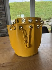 Ledertasche Damen Gelb