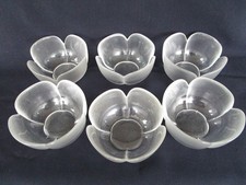 Rosenthal - Form ohne Namen  -- 6  Müslischalen aus Glas ** TOP **