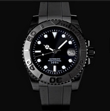 Seikmod Blackout Diver 300m, NH35 Aut, Ceramic Bezel, Date, 40mm