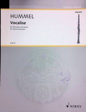 Vocalise: für Klarinette