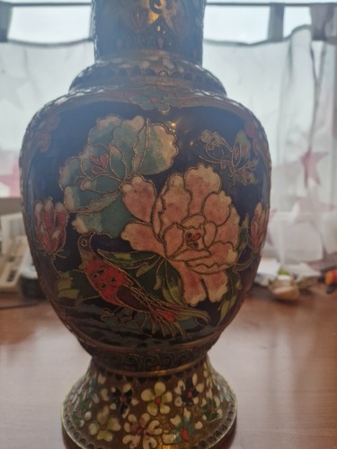 Alte chinesische metalvase - alte,