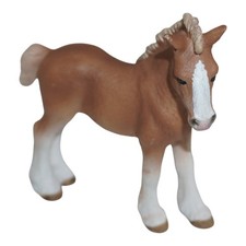 Schleich 13671 Clydesdale Fohlen Pferd 2009 Farm Life gebraucht