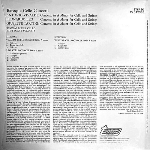 Barock cello konzerte guter - cello,