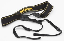 Nikon Kameragurt Trageriemen Tragegurt schmal in Schwarz Gelb universal