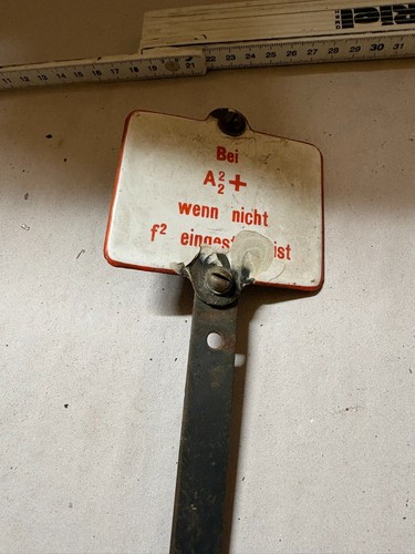 Stellwerk emaille schild - stellwerk,