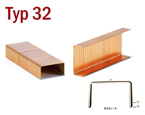Heftklammern 32x18 4 - ,, cvk