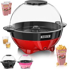 KESSER® Popcornmaschine 800W Retro Popcorn Maker 5,5L Popcornautomat inkl Becher