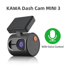 2K KAWA Mini 3 Dashcam mit WiFi, Sprachsteuerung & Nachtsicht Auto DVR Recorder
