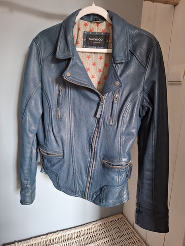 Oakwood echtleder bikerjacke - oakwood,