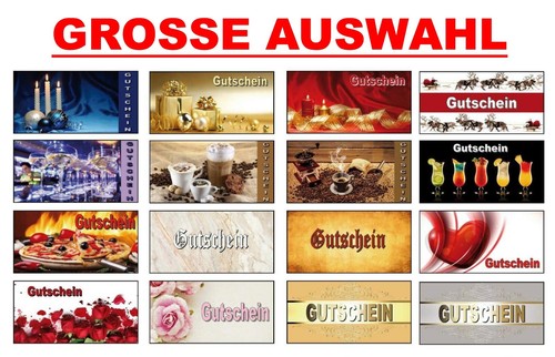 100 geschenkgutscheine - 100,