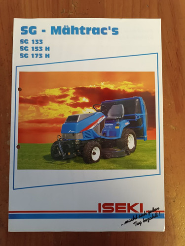 Prospekt iseki mähtracs - iseki,