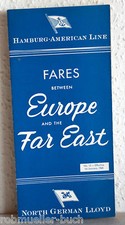 NORTH GERMAN LLOYD - Hamburg-American Line Prospekt 1964