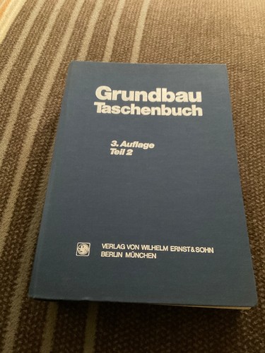 Grundbau taschenbuch fachbuch - grundbau,
