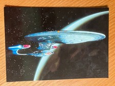 Ansichtskarte Star Trek, Enterprise NCC 1701-D, The Next Generation