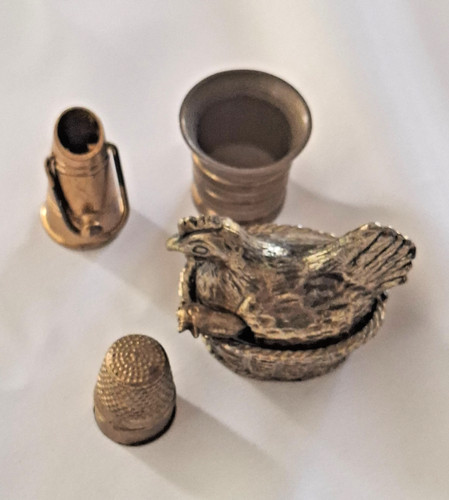 Vintage miniatur messing - 8,