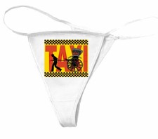Damen String Tanga TAXI