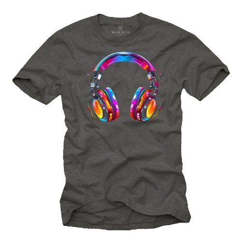 Shirt mit kopfhörer motiv - t-shirt,