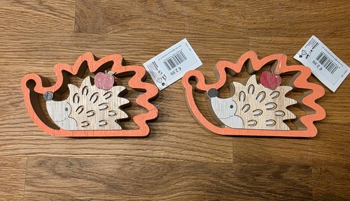 Deko igel herbst aus holz - herbst,
