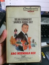 VHS Rarität: JAMES BOND 007: SAG NIEMALS NIE (1983) mit SEAN CONNERY