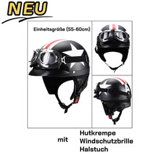 Motorradhelm Fliegerbrille