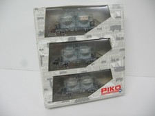 Piko 58080 Zementsilowagen-3er Set Uce Werksgealtert DR EP IV 1:87 H0 NEU in OVP