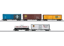Märklin H0 - 45657 US Güterwagenset - Neuwertig + OVP