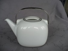 Rosenthal Suomi Platinrand silberfarben Teekanne gut  1 Liter
