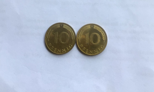 Brd pfennig stück 1990 - brd, 2