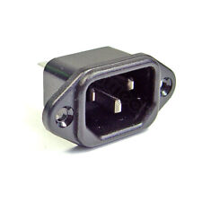 Adam Hall 8101S IECC Euro Netzbuchse male Kaltgeräte Stecker Einbau PC Anschluss