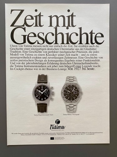 Tutima military chronograph - tutima,