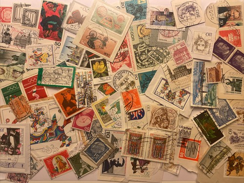100 briefmarken deutschland - briefmarken,